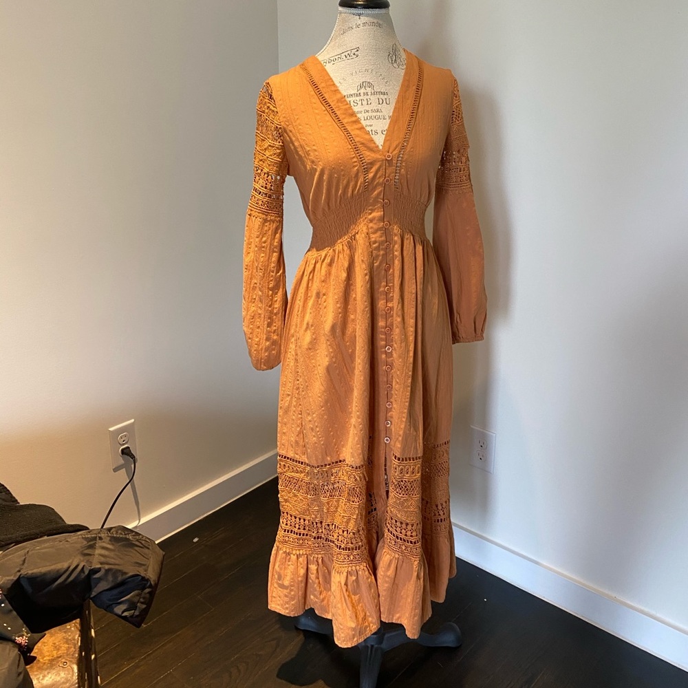 Urban Outfitters long sleeve boho maxi